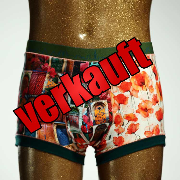 bunter gemusterter sexy handgemachter Herrenshort, Unterwäsche aus Baumwolle für Herren