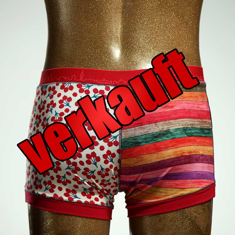 schöner ökologischer sexy gemusterter Herrenshort, Unterwäsche aus Baumwolle für Herren