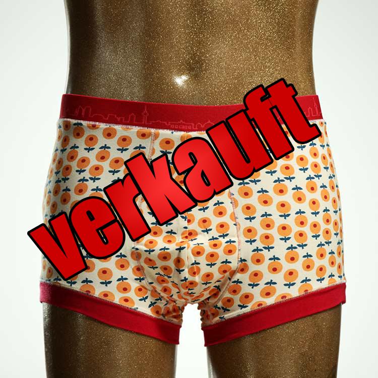 ökologischer sexy bequemer bunter Herrenshort, Unterwäsche aus Baumwolle für Herren