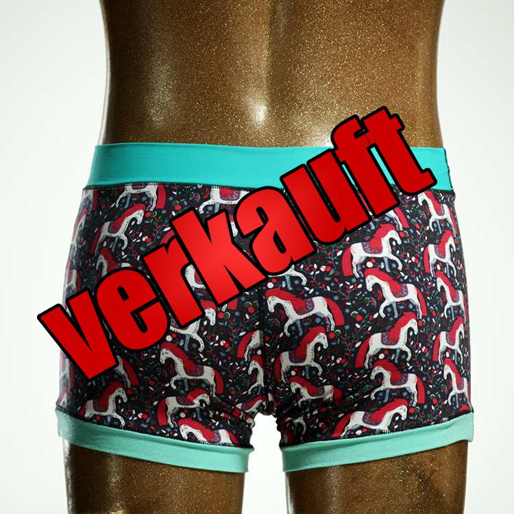 schöner handgemachter bequemer nachhaltiger Herrenshort, Unterwäsche aus Baumwolle für Herren