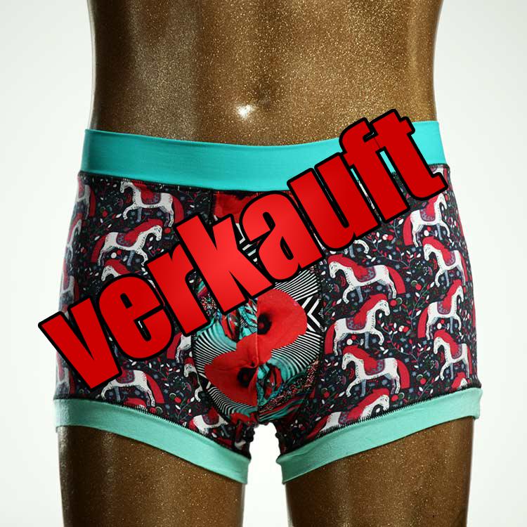 schöner handgemachter bequemer nachhaltiger Herrenshort, Unterwäsche aus Baumwolle für Herren