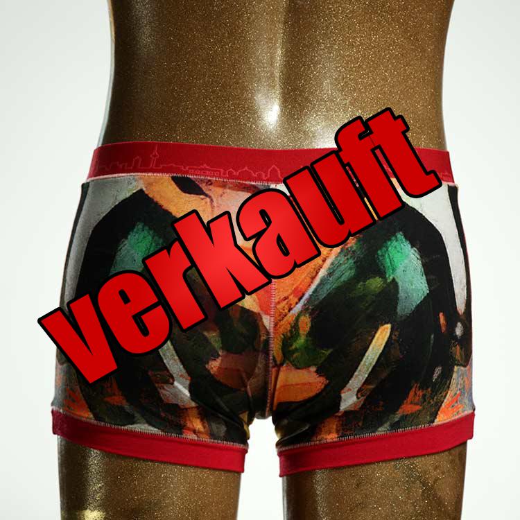 gemusterter ökologischer attraktiver Herrenshort, Unterwäsche aus Baumwolle für Herren