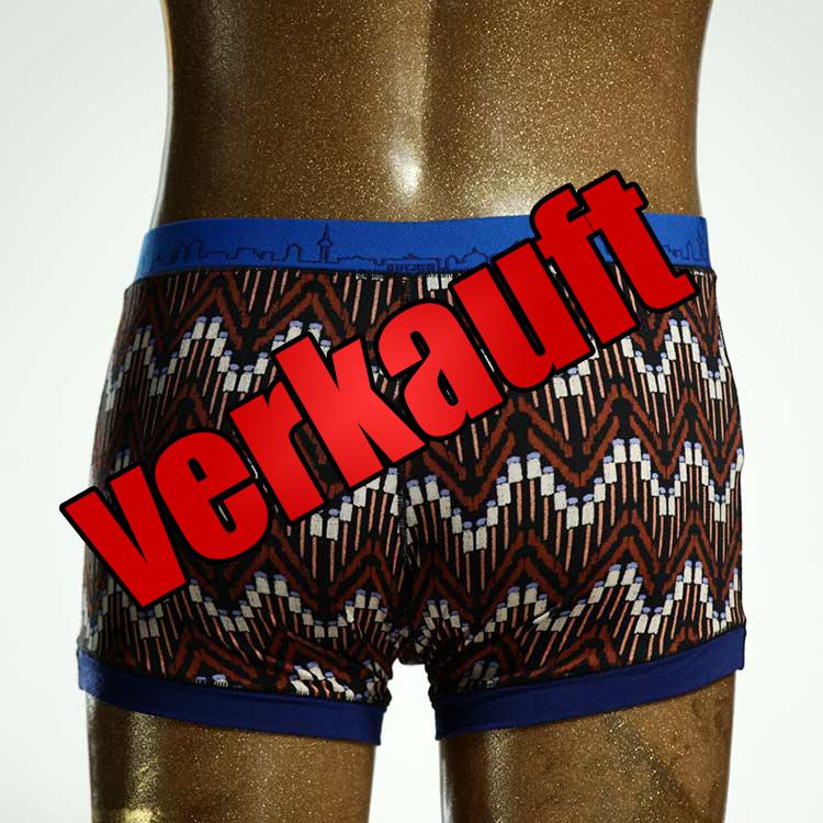 handgemachter farbiger bunter günstiger Herrenshort, Unterwäsche aus Baumwolle für Herren