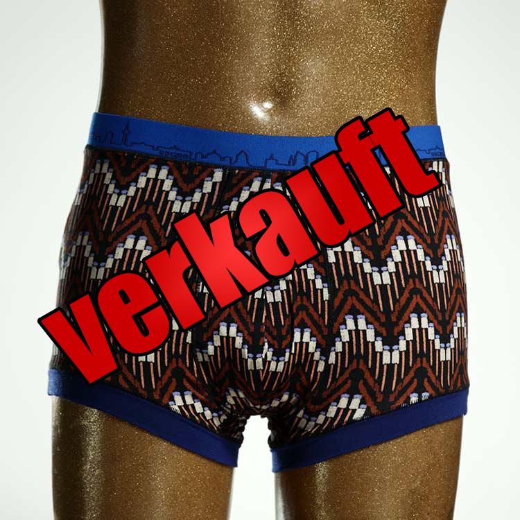 handgemachter farbiger bunter günstiger Herrenshort, Unterwäsche aus Baumwolle für Herren