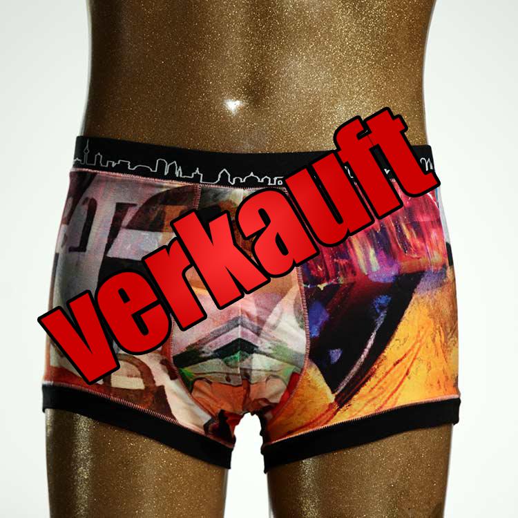 attraktiver preiswerter ökologischer gemusterter Herrenshort, Unterwäsche aus Baumwolle für Herren
