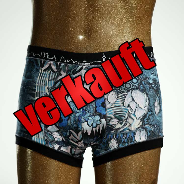 attraktiver bunter günstiger nachhaltiger Herrenshort, Unterwäsche aus Baumwolle für Herren