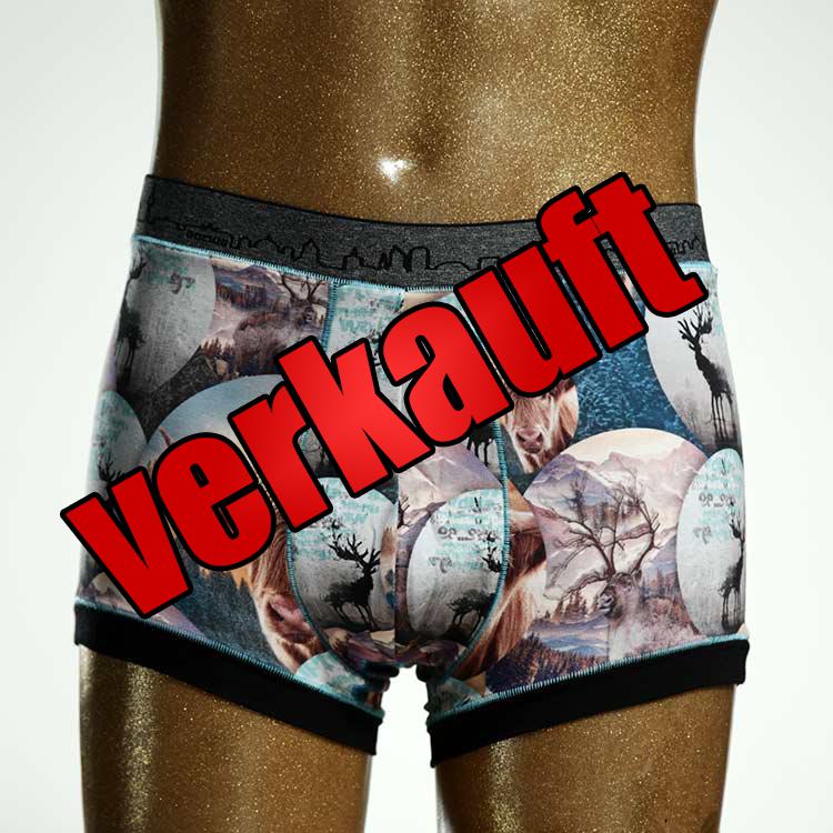 süßer günstiger schöner bunter Herrenshort, Unterwäsche aus Baumwolle für Herren