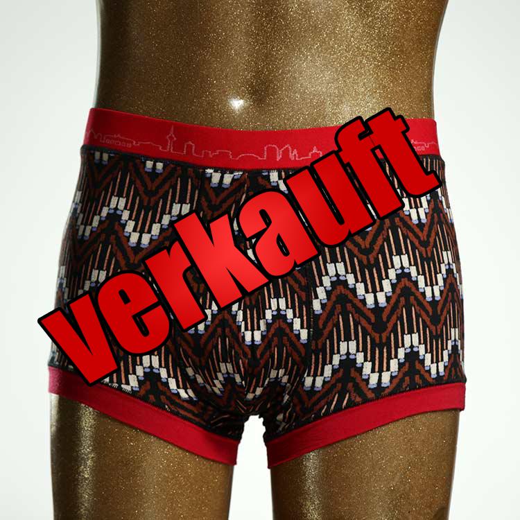 handgemachter farbiger nachhaltiger bequemer Herrenshort, Unterwäsche aus Baumwolle für Herren