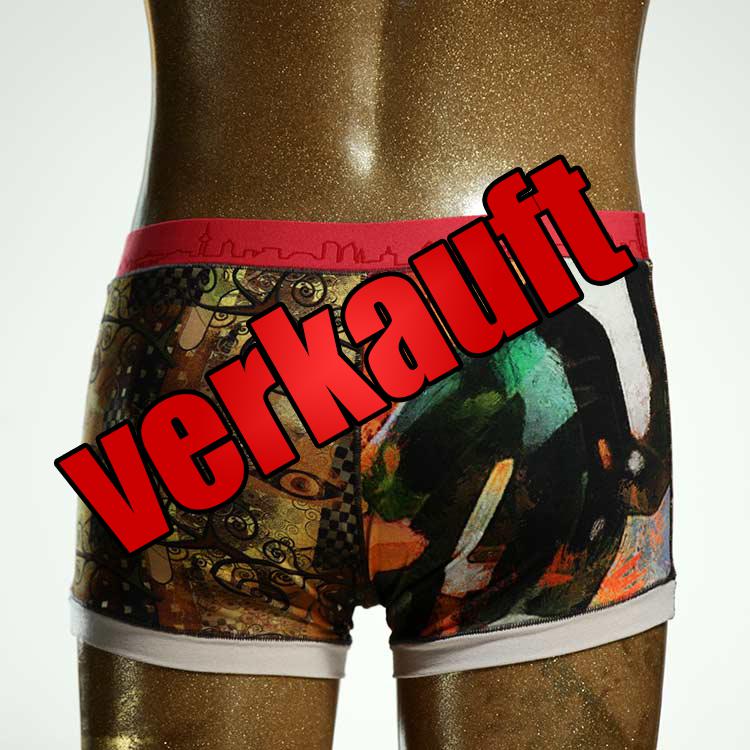 sexy nachhaltiger gemusterter attraktiver Herrenshort, Unterwäsche aus Baumwolle für Herren