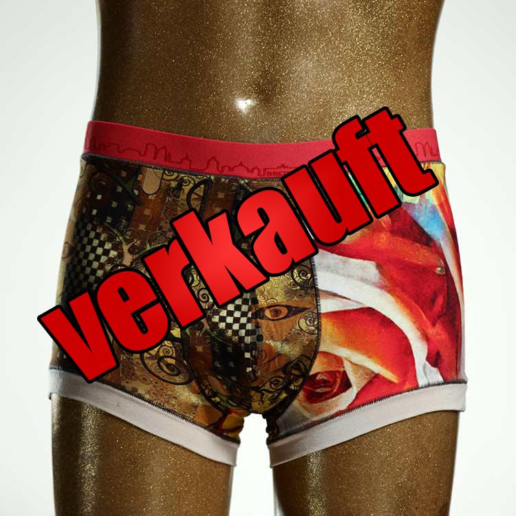 sexy nachhaltiger gemusterter attraktiver Herrenshort, Unterwäsche aus Baumwolle für Herren