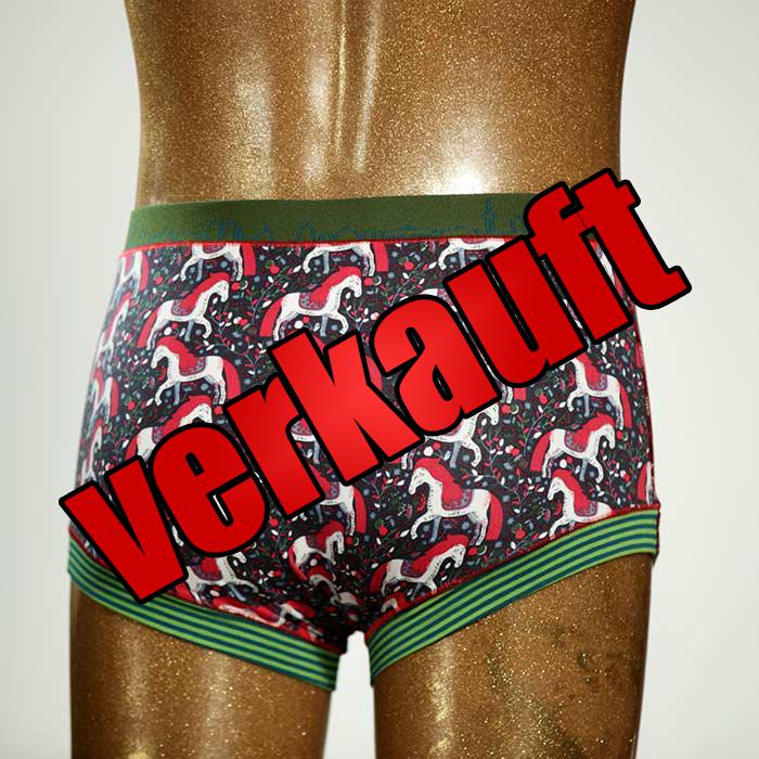 nachhaltiger attraktiver gemusterter süßer Herrenshort, Unterwäsche aus Baumwolle für Herren