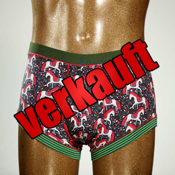 nachhaltiger attraktiver gemusterter süßer Herrenshort, Unterwäsche aus Baumwolle für Herren