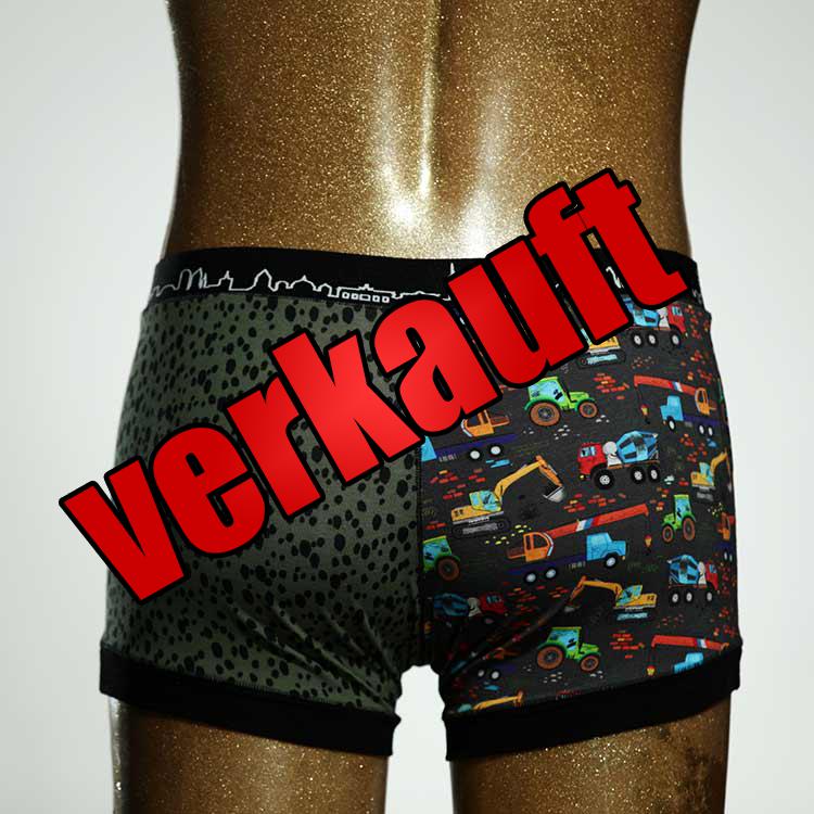 bunter günstiger ökologischer schöner Herrenshort, Unterwäsche aus Baumwolle für Herren