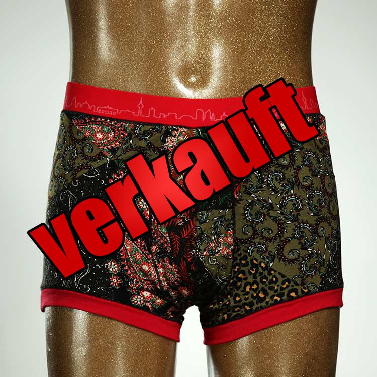 bunter gemusterter attraktiver schöner Herrenshort, Unterwäsche aus Baumwolle für Herren