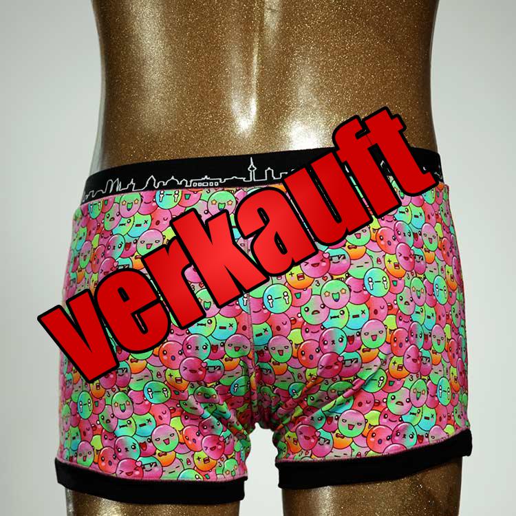 farbiger sexy bunter handgemachter Herrenshort, Unterwäsche aus Baumwolle für Herren