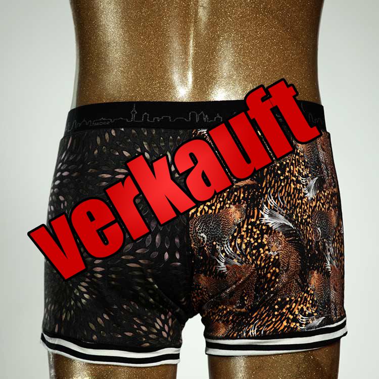 sexy farbiger ökologischer gemusterter Herrenshort, Unterwäsche aus Baumwolle für Herren