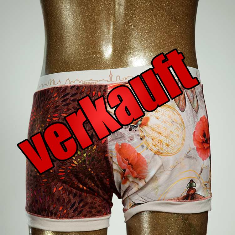 nachhaltiger gemusterter handgemachter sexy Herrenshort, Unterwäsche aus Baumwolle für Herren