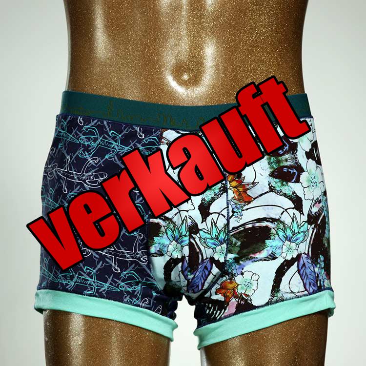 ökologischer nachhaltiger sexy bunter Herrenshort, Unterwäsche aus Baumwolle für Herren