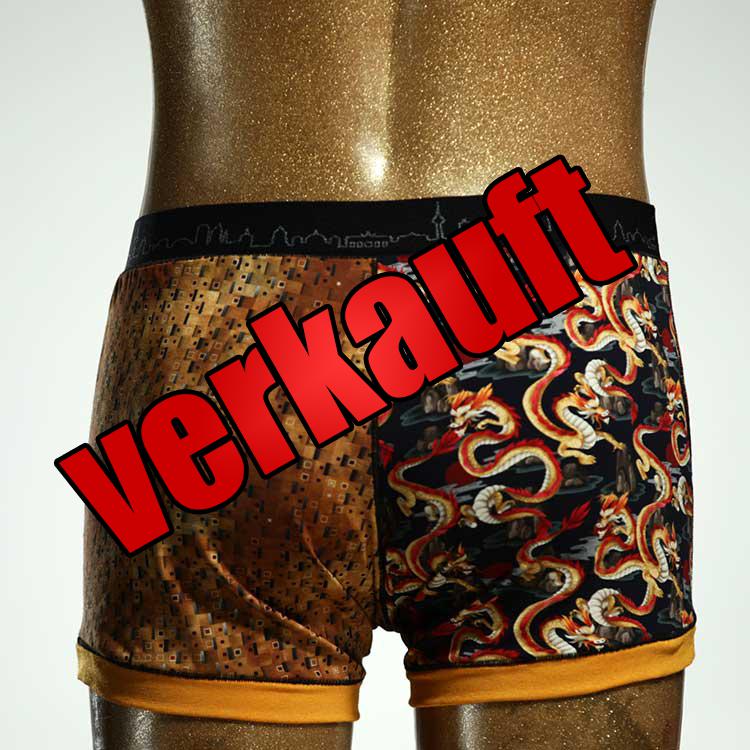 gemusterter bunter  günstiger Herrenshort, Unterwäsche aus Baumwolle für Herren