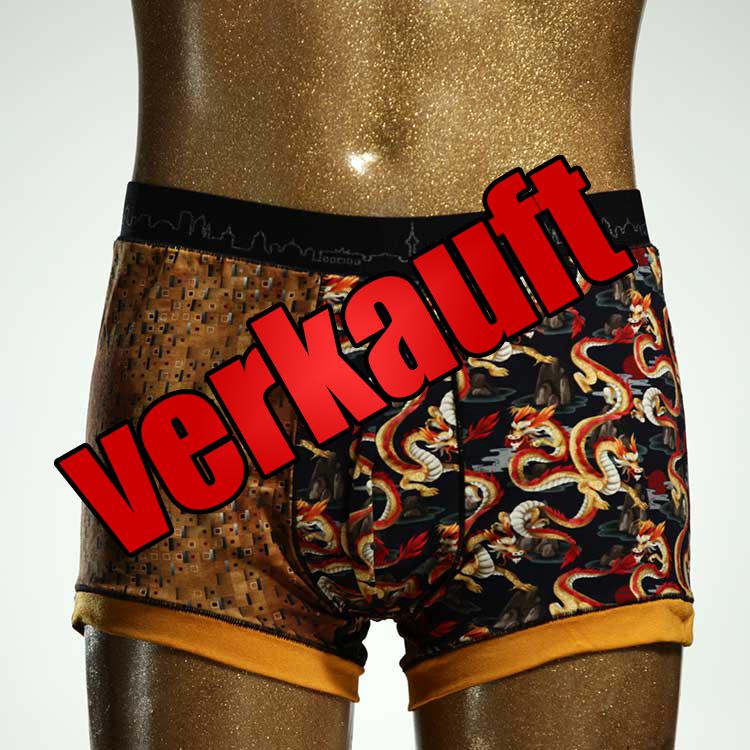 gemusterter bunter  günstiger Herrenshort, Unterwäsche aus Baumwolle für Herren