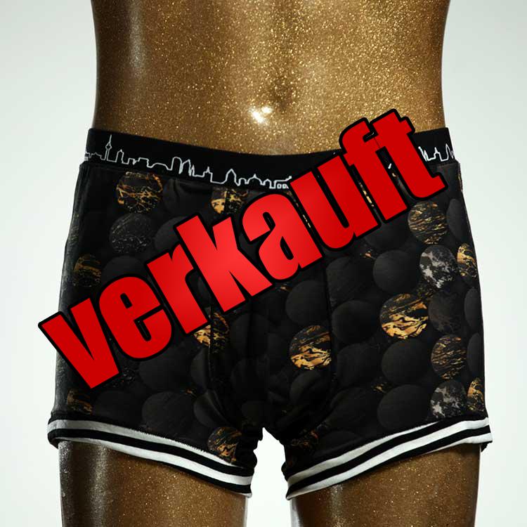 nachhaltiger günstiger bunter handgemachter Herrenshort, Unterwäsche aus Baumwolle für Herren