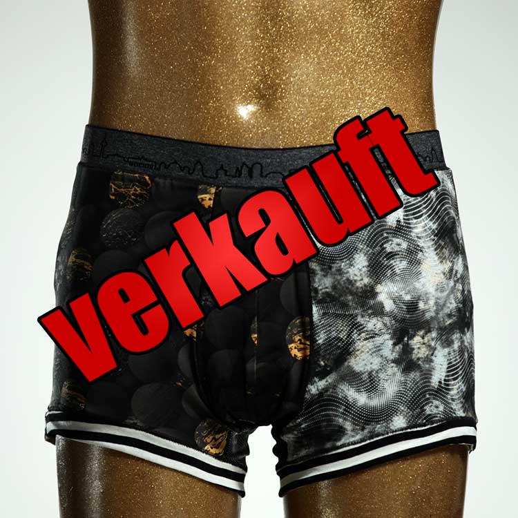 günstiger farbiger gemusterter sexy Herrenshort, Unterwäsche aus Baumwolle für Herren