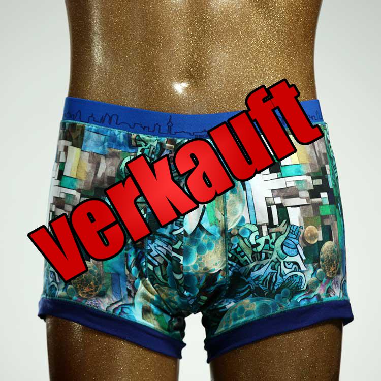 süßer nachhaltiger bunter attraktiver Herrenshort, Unterwäsche aus Baumwolle für Herren