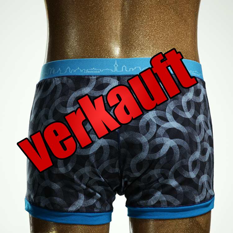 handgemachter ökologischer bunter farbiger Herrenshort, Unterwäsche aus Baumwolle für Herren