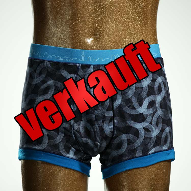 handgemachter ökologischer bunter farbiger Herrenshort, Unterwäsche aus Baumwolle für Herren