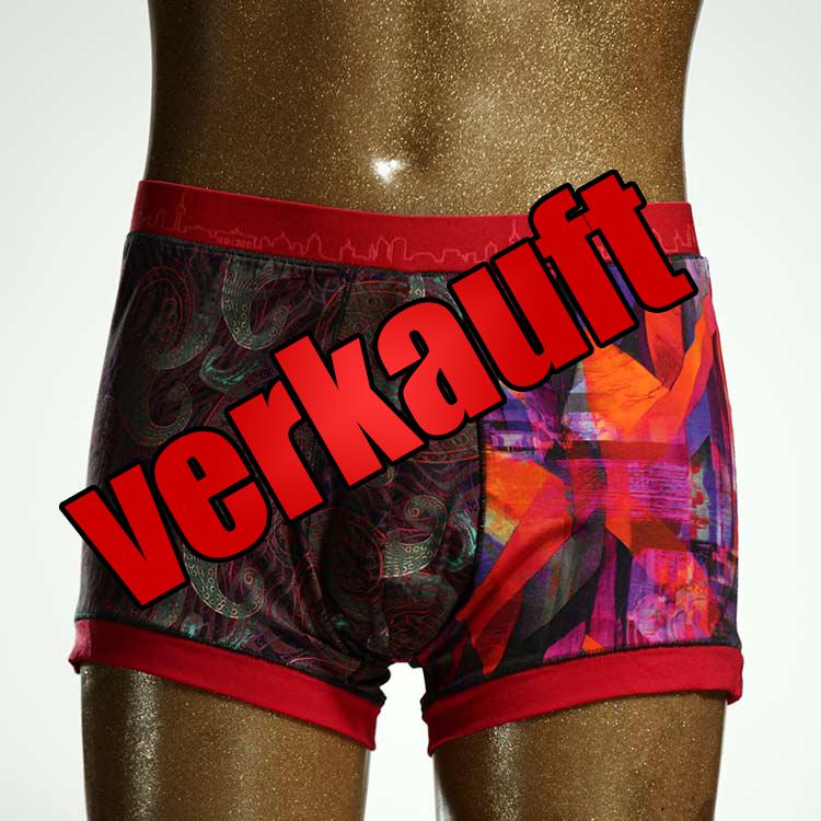 bunter handgemachter günstiger Herrenshort, Unterwäsche aus Baumwolle für Herren