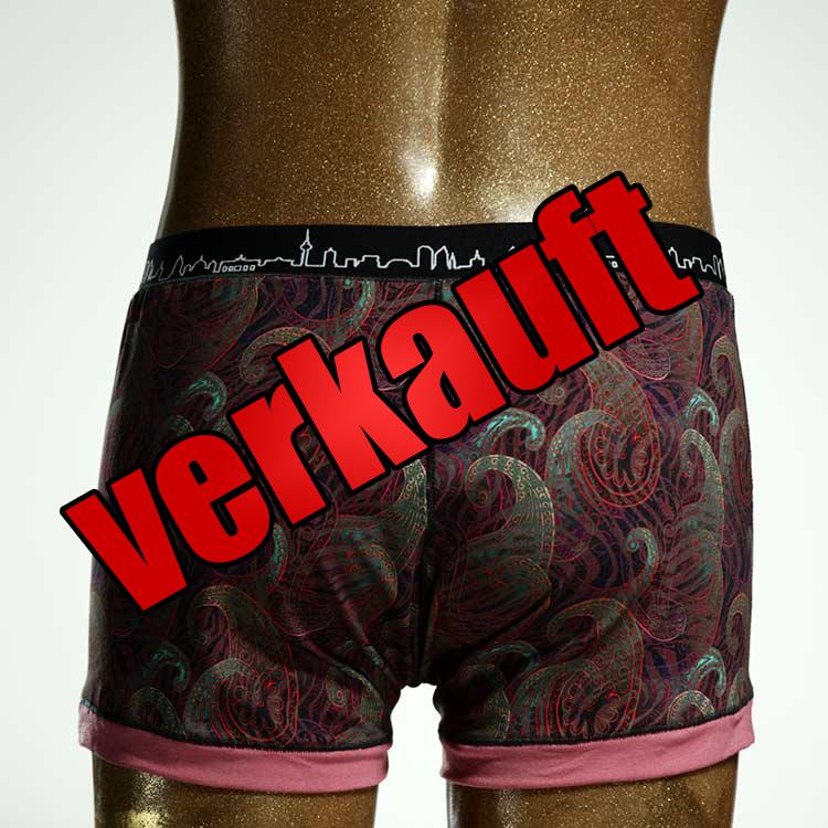 farbiger ökologischer attraktiver handgemachter Herrenshort, Unterwäsche aus Baumwolle für Herren