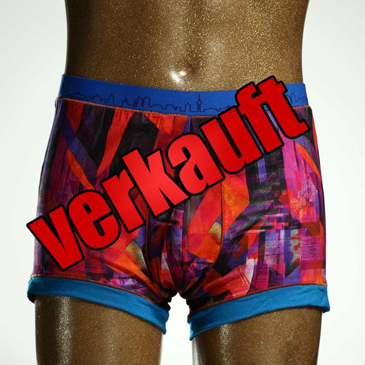farbiger sexy attraktiver nachhaltiger Herrenshort, Unterwäsche aus Baumwolle für Herren