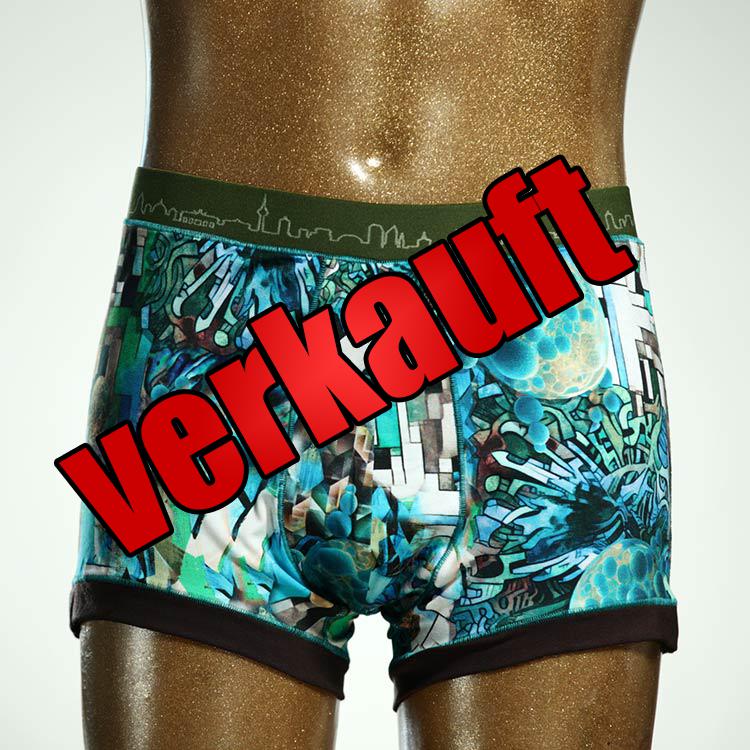 ökologischer bequemer preiswerter bunter Herrenshort, Unterwäsche aus Baumwolle für Herren