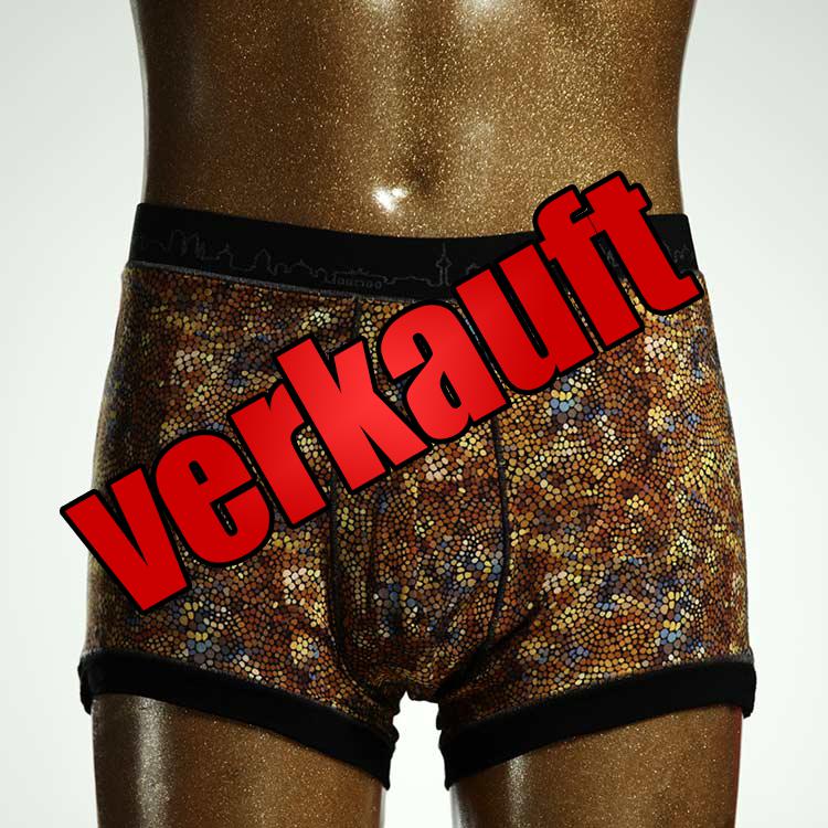 bequemer gemusterter preiswerter Herrenshort, Unterwäsche aus Baumwolle für Herren