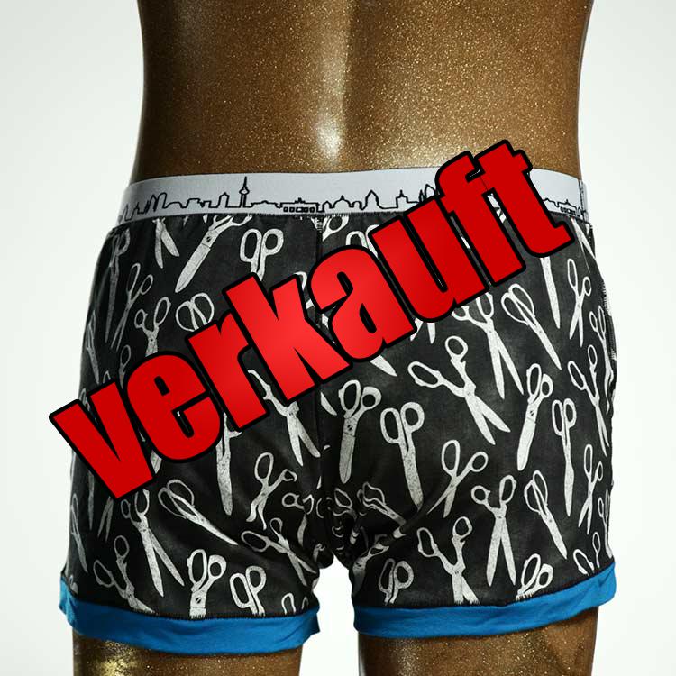 schöner gemusterter handgemachter Herrenshort, Unterwäsche aus Baumwolle für Herren