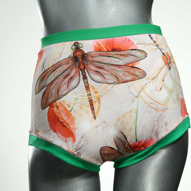 gemusterte nachhaltige bunte schöne High waist Hotpant aus Baumwolle, Unterwäsche für Damen thumbnail