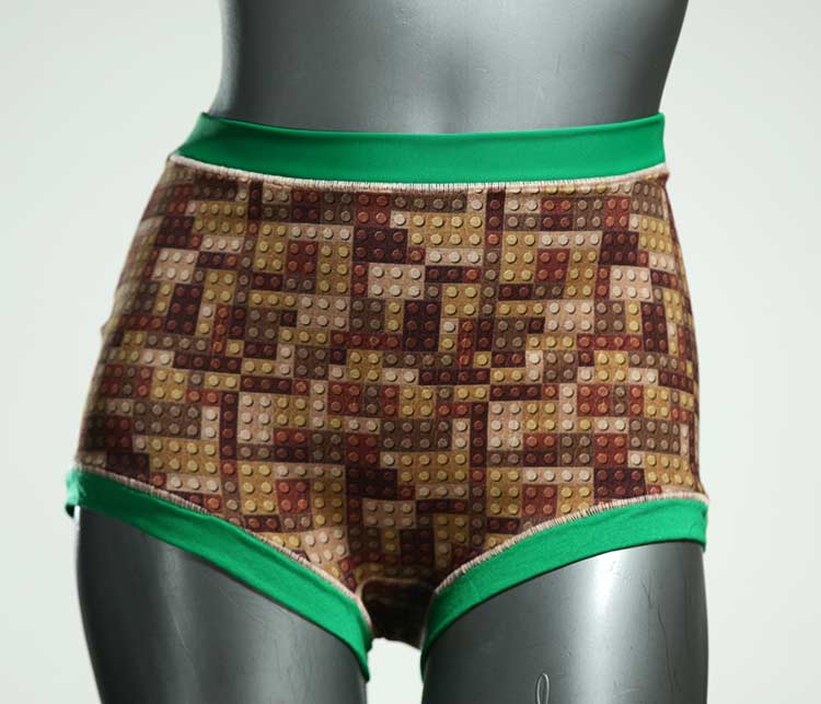 süße ökologische bequeme attraktive High waist Hotpant aus Baumwolle, Unterwäsche für Damen