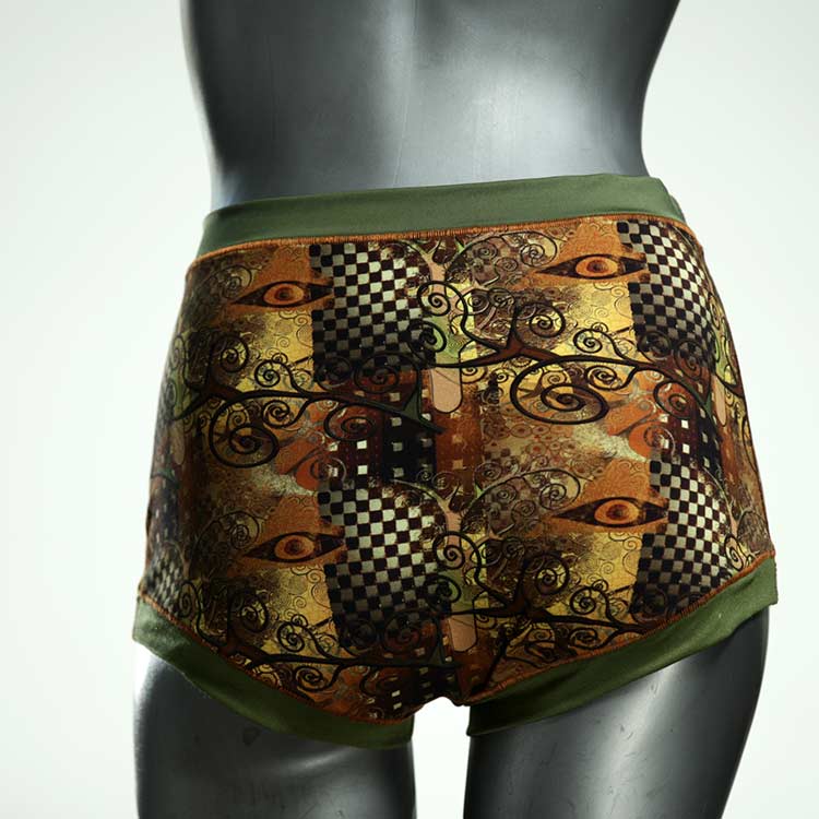 sexy ökologische bunte attraktive High waist Hotpant aus Baumwolle, Unterwäsche für Damen thumbnail