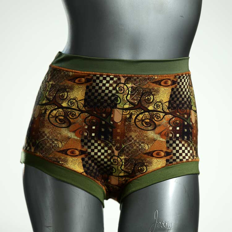 sexy ökologische bunte attraktive High waist Hotpant aus Baumwolle, Unterwäsche für Damen thumbnail