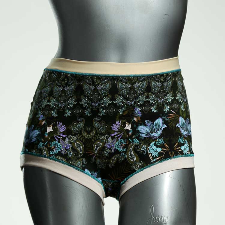 sexy nachhaltige gemusterte schöne High waist Hotpant aus Baumwolle, Unterwäsche für Damen thumbnail