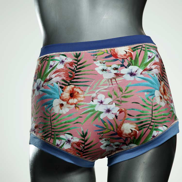 nachhaltige günstige preiswerte gemusterte High waist Hotpant aus Baumwolle, Unterwäsche für Damen thumbnail