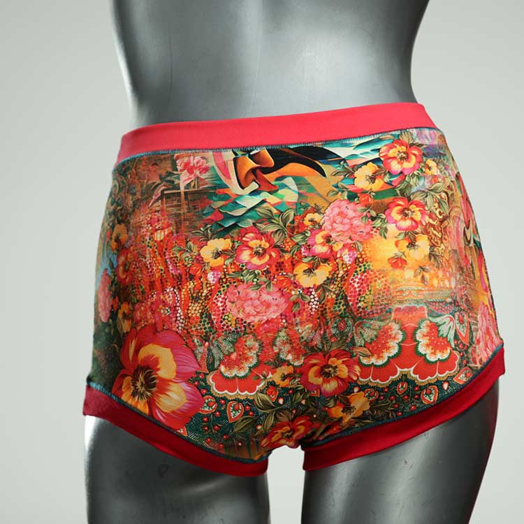 attraktive gemusterte ökologische bequeme High waist Hotpant aus Baumwolle, Unterwäsche für Damen thumbnail