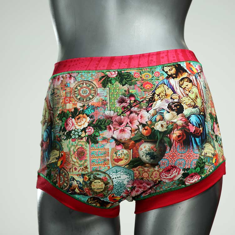 bequeme handgemachte nachhaltige schöne High waist Hotpant aus Baumwolle, Unterwäsche für Damen thumbnail