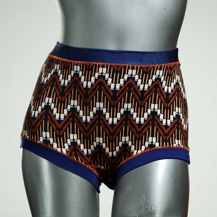 farbige bequeme attraktive gemusterte High waist Hotpant aus Baumwolle, Unterwäsche für Damen