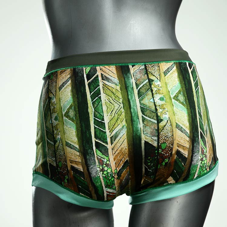 ökologische gemusterte günstige handgemachte High waist Hotpant aus Baumwolle, Unterwäsche für Damen thumbnail