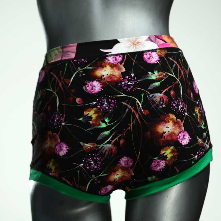 ökologische attraktive farbige schöne High waist Hotpant aus Baumwolle, Unterwäsche für Damen thumbnail