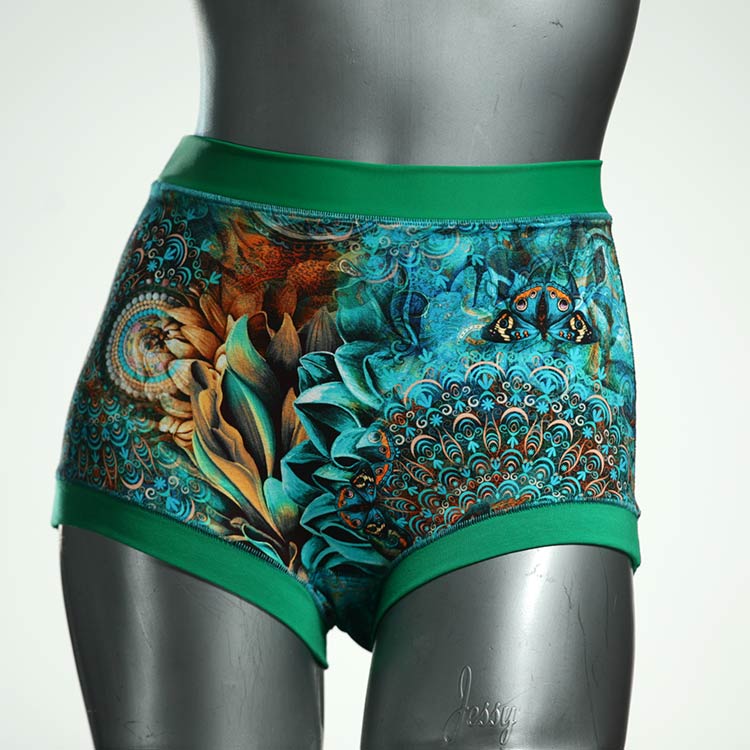 handgemachte nachhaltige farbige günstige Highwaist aus Biobaumwolle, Unterwäsche für Damen thumbnail
