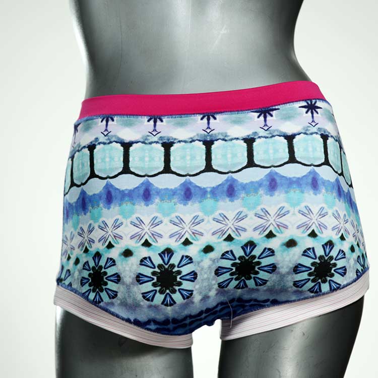 attraktive gemusterte bequeme ökologische High waist Hotpant aus Baumwolle, Unterwäsche für Damen thumbnail