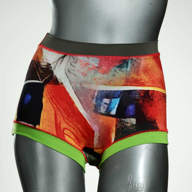 bequeme bunte gemusterte schöne High waist Hotpant aus Baumwolle, Unterwäsche für Damen thumbnail