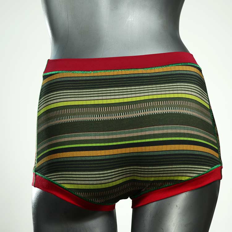 farbige preiswerte nachhaltige handgemachte High waist Hotpant aus Baumwolle, Unterwäsche für Damen